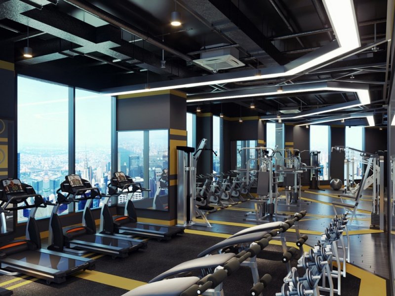 Hệ thống bể bơi và phòng tập gym tại D’. El Dorado II.