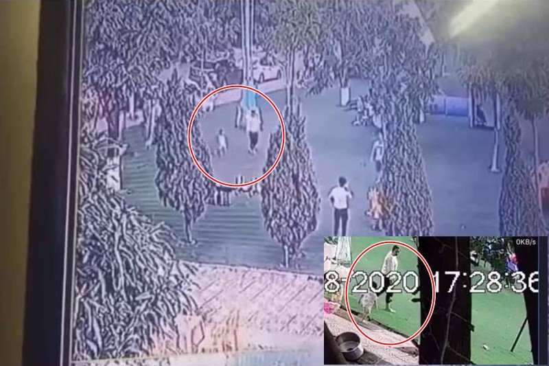Hình ảnh người phụ nữ nghi bắt cóc cháu bé 2 tuổi ở Công viên Bắc Ninh.