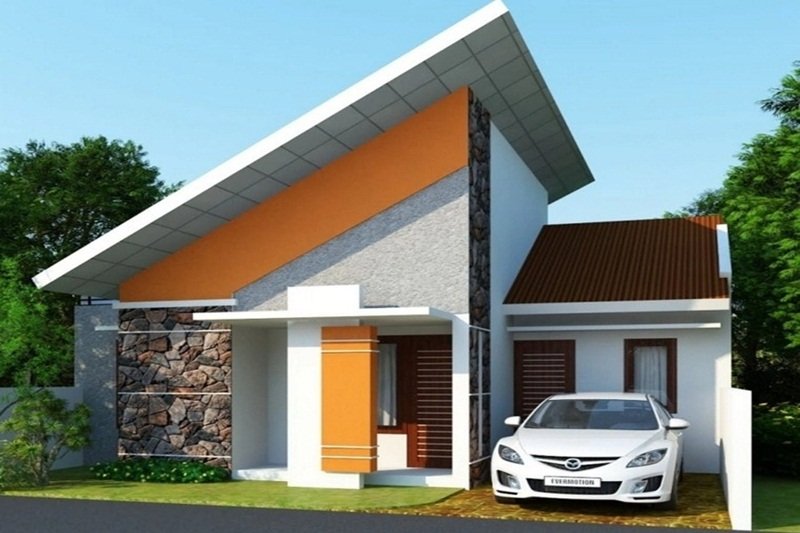 6. Một trong những mẫu nhà cấp 4 bán mái có giá chỉ trên dưới 100 triệu đồng.
