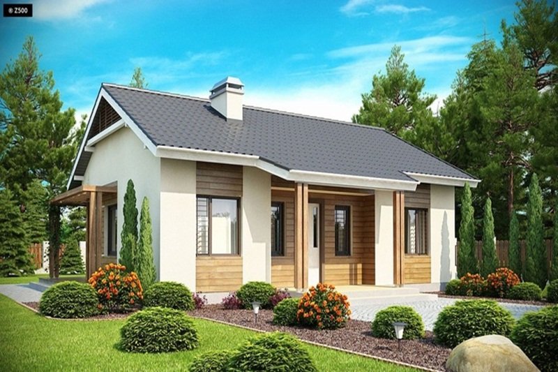 2. Trải qua thời gian nhà cấp 4 hiện nay được cải tiến nhiều trong thiết kế, để đạt được sự hài hòa giữa lối kiến trúc truyền thống và hiện đại đan xen.