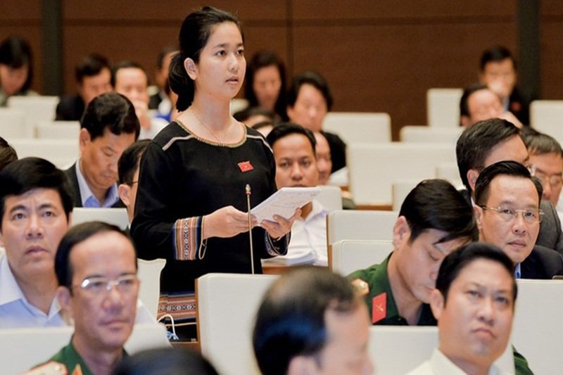 Đại biểu Ksor H’Bơ Khăp. (Ảnh: Trung tâm báo chí Quốc hội).