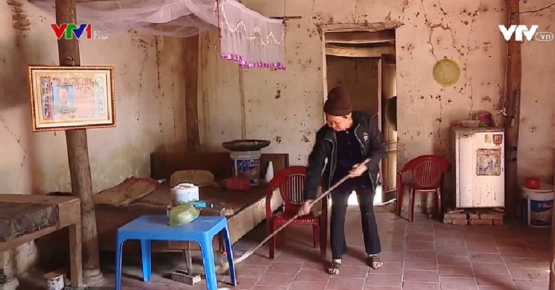 Bà Bùi ở căn nhà cũ nát, nhưng lại bị cho 