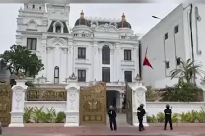 Biệt thự của ông trùm giang hồ. (Ảnh: NLĐ)