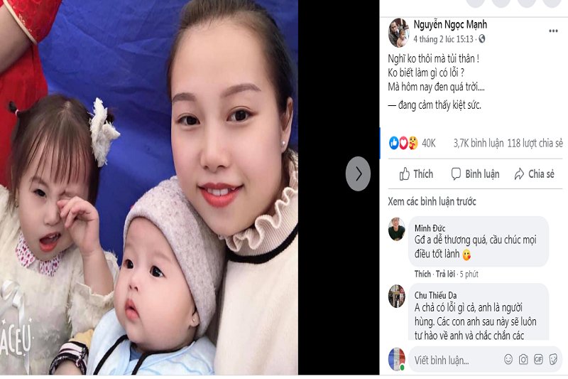 Cộng đồng mạng đồng loạt động viên, chúc mừng gia đình chàng shipper dũng cảm trên trang cá nhân.