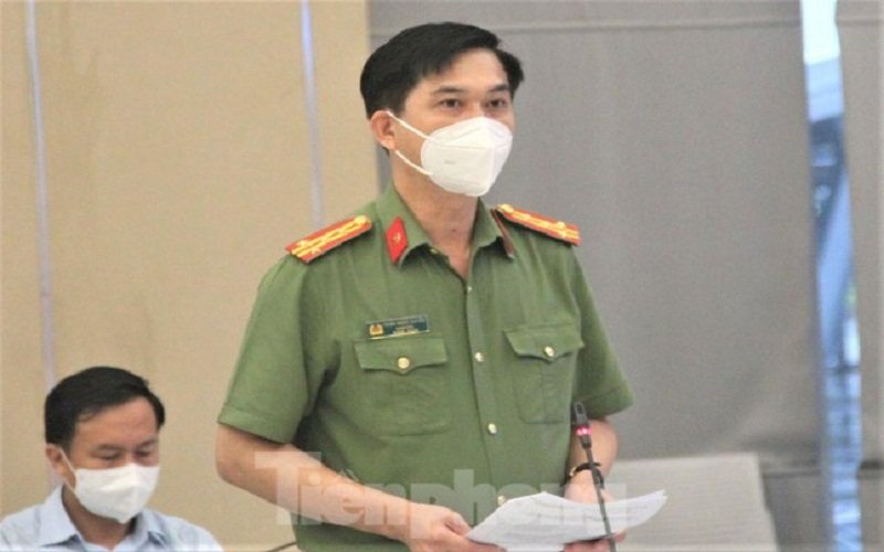 Đại tá Trịnh Ngọc Quyên - Giám đốc Công an tỉnh Bình Dương. (Ảnh: Tiền Phong).