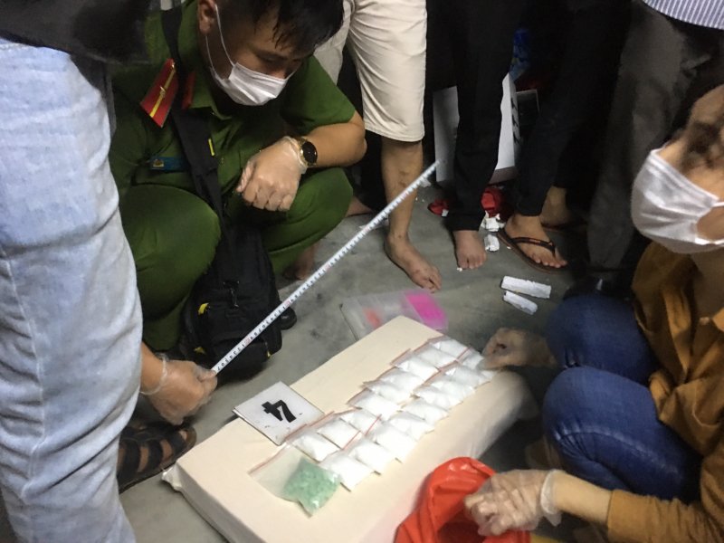 Thu giữ số lượng lớn chất ma túy.