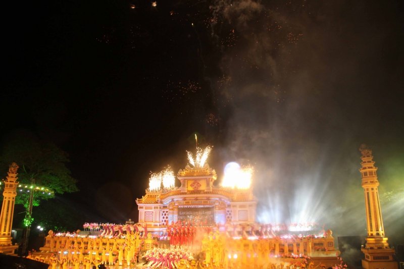 Festival nghề truyền thống Huế năm 2017. Ảnh: Tuấn Hiệp.