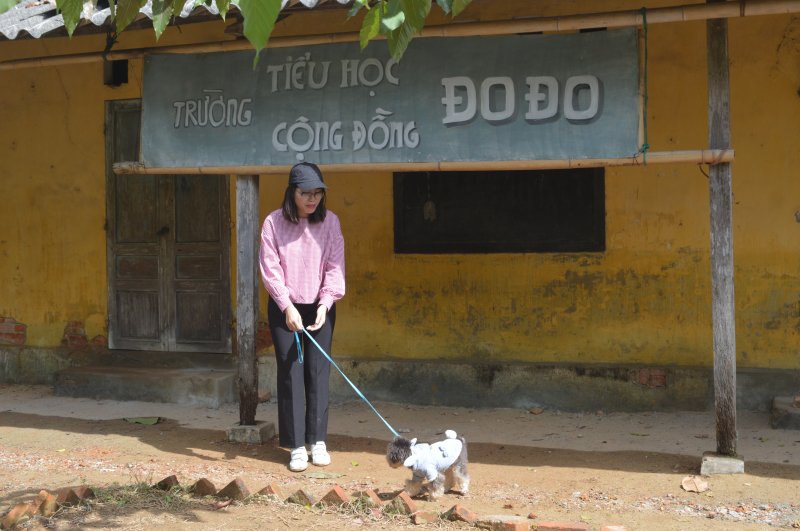Trường tiểu học cộng đồng Đo Đo. Ảnh: Tuấn Hiệp.