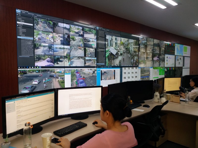 Các dịch vụ đô thị thông minh. Ảnh: Tuấn Hiệp.