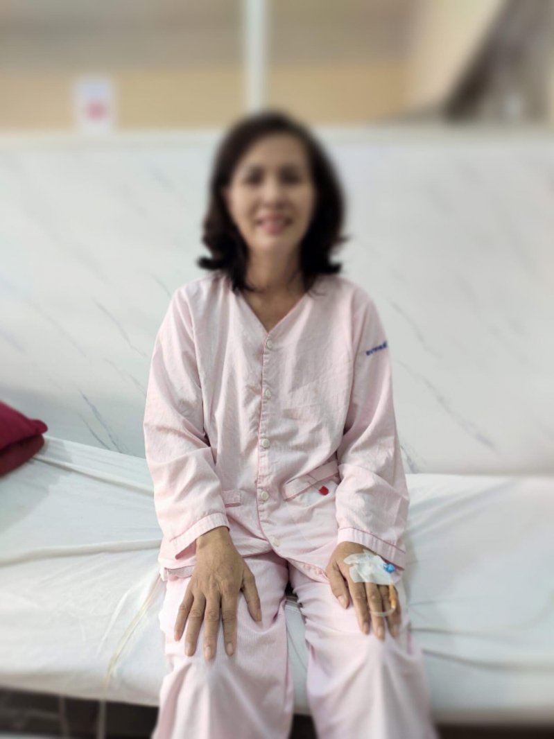 Sức khỏe bệnh nhân P ổn định sau 6 ngày phẫu thuật.