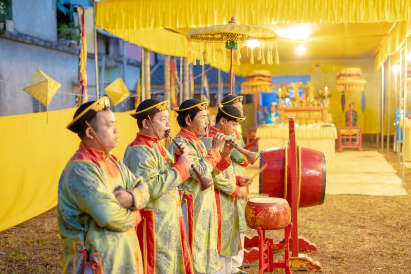 Lễ diễn ra trang trọng.