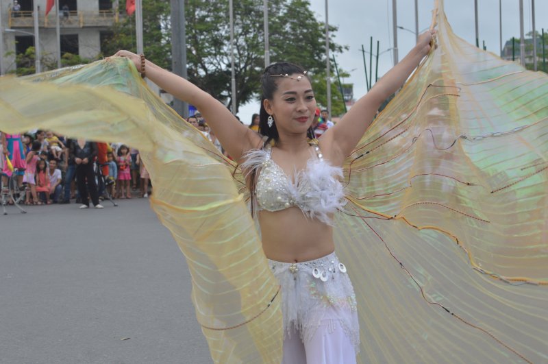 Chương trình Lễ hội đường phố trong dịp Festival Huế 2018. Ảnh: Tuấn Hiệp.
