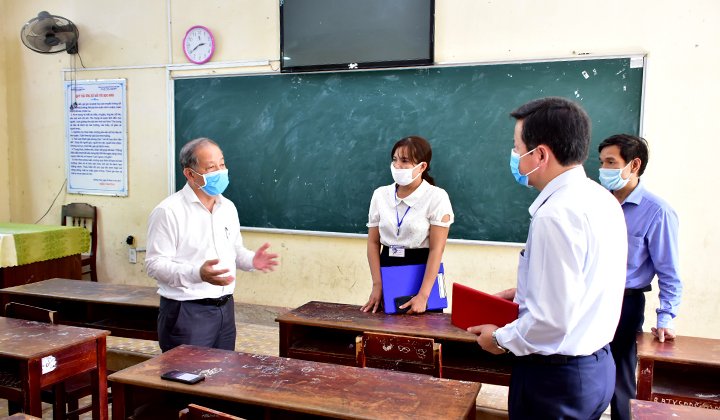 Các phòng thi phải thông thoáng, đảm bảo giãn cách cho thí sinh.
