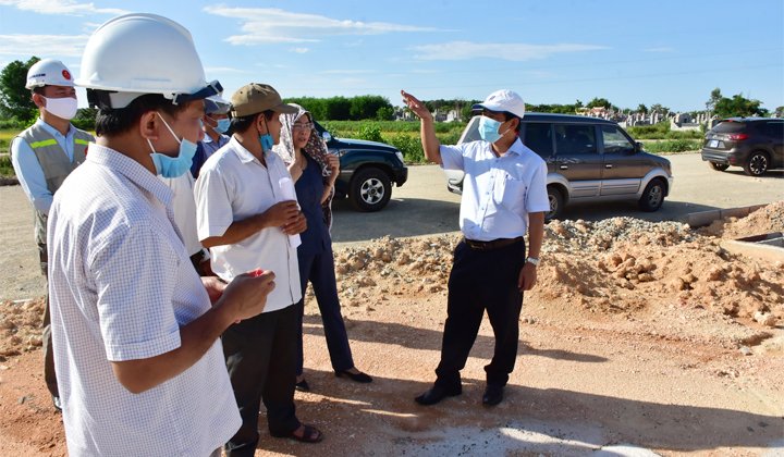 Tại khu tái định cư Hương Xuân.