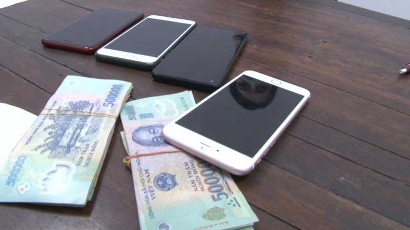 Tang vật vụ án.