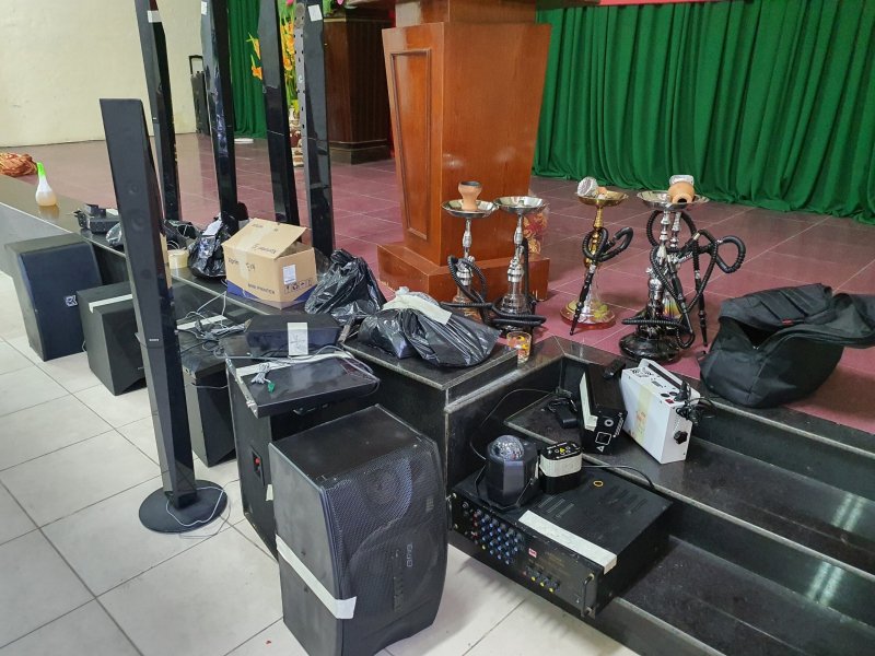 Tang vật vụ án.