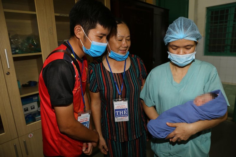 Mổ lấy thai chủ động vào sáng ngày 16/9, lúc thai được 37 tuần 1 ngày.