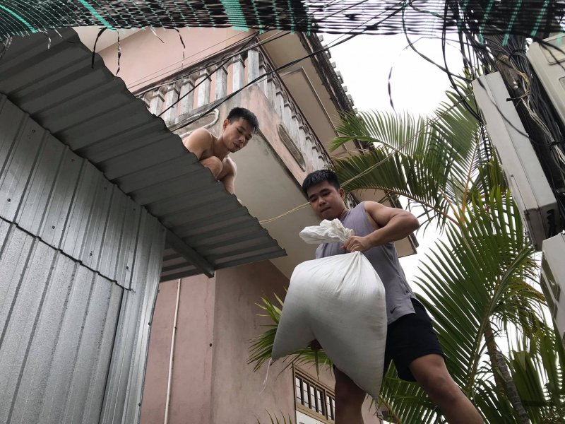 Giằng chống nhà cửa.