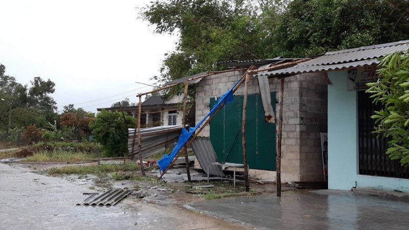 Bước đầu có 1664 nhà bị tốc mái do bão số 5.