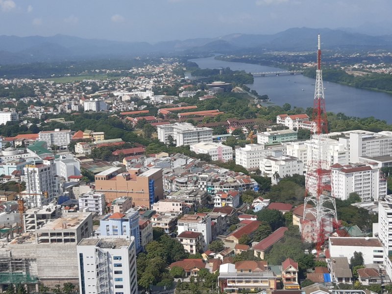Huế nhìn từ trên cao.