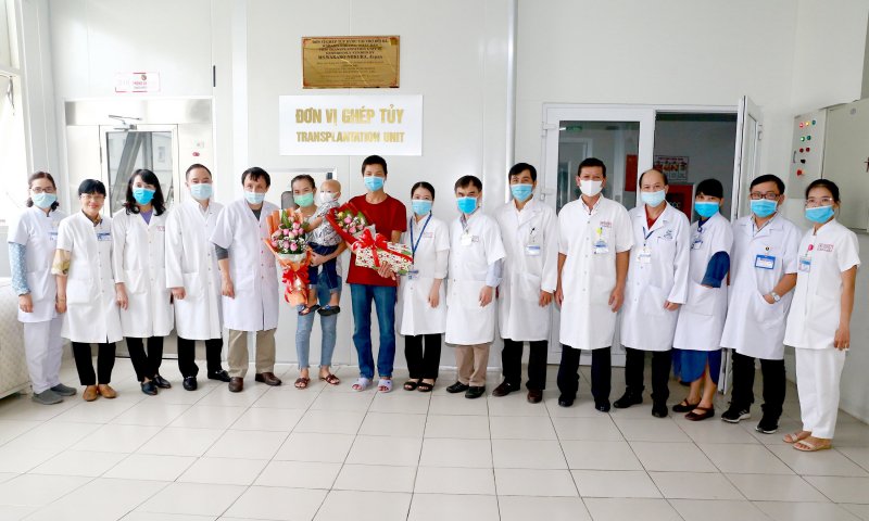 Cháu bé được xuất viện vào sáng nay.