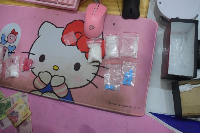 Tang vật vụ án.