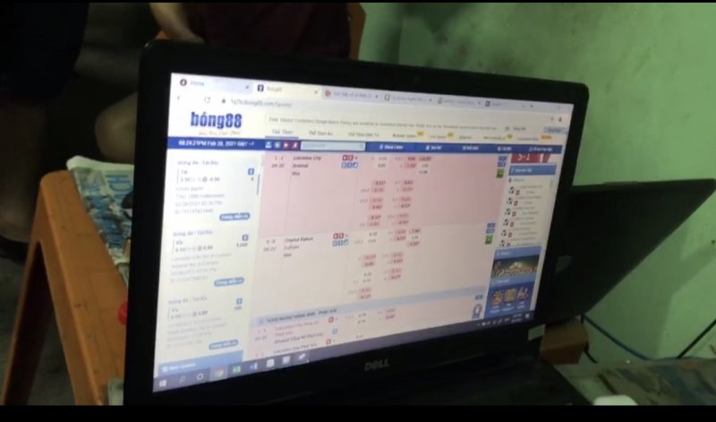 Trang “Bóng 88” mà Tiến tổ chức cá cược bóng đá qua mạng.