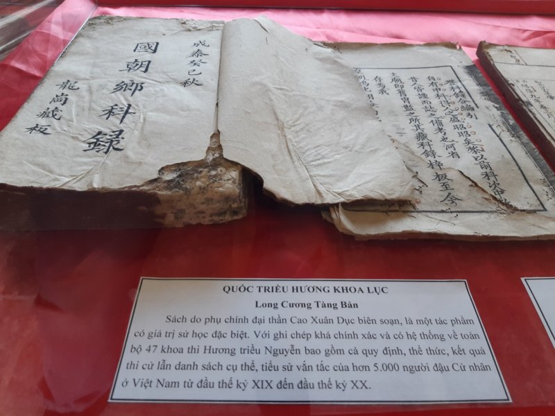 Quốc triều hương khoa lục.