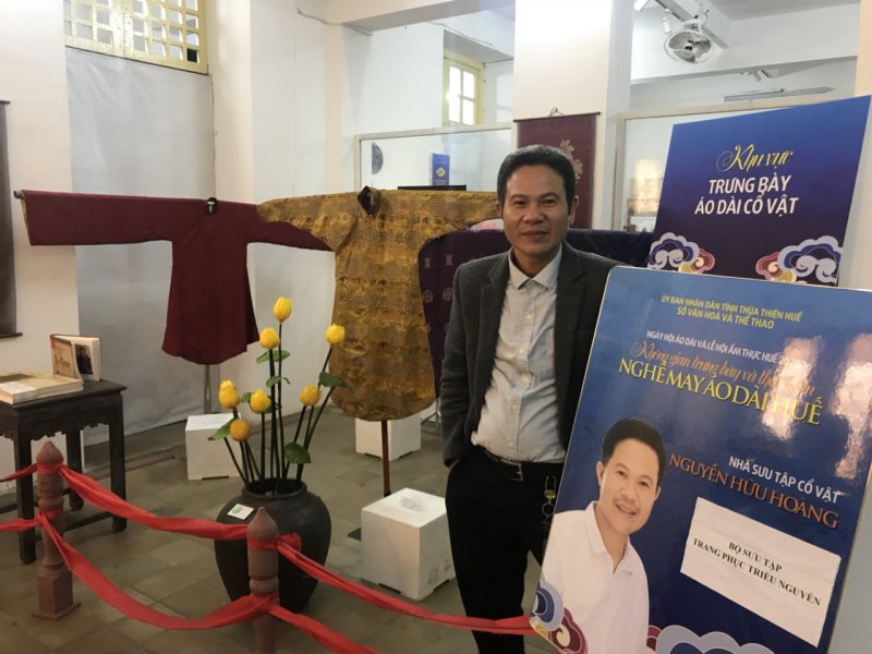 Trong các đợt Festival ở Huế, các bộ sưu tập của anh góp mặt triển lãm. Cho các đơn vị mượn đồ để thực hiện chương trình Tết Việt, Đám cưới Huế... Tất cả điều đó khiến cho người đàn ông này rất vui.