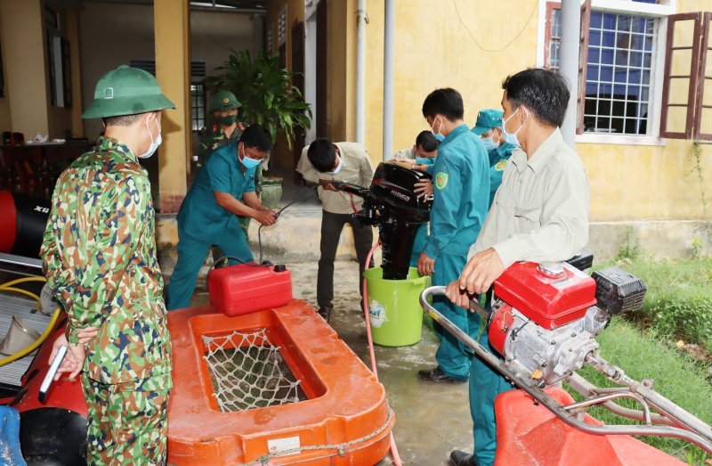 Kiểm tra cơ sở vật chất Ban CHQS xã Phú Lương, huyện Phú Vang.