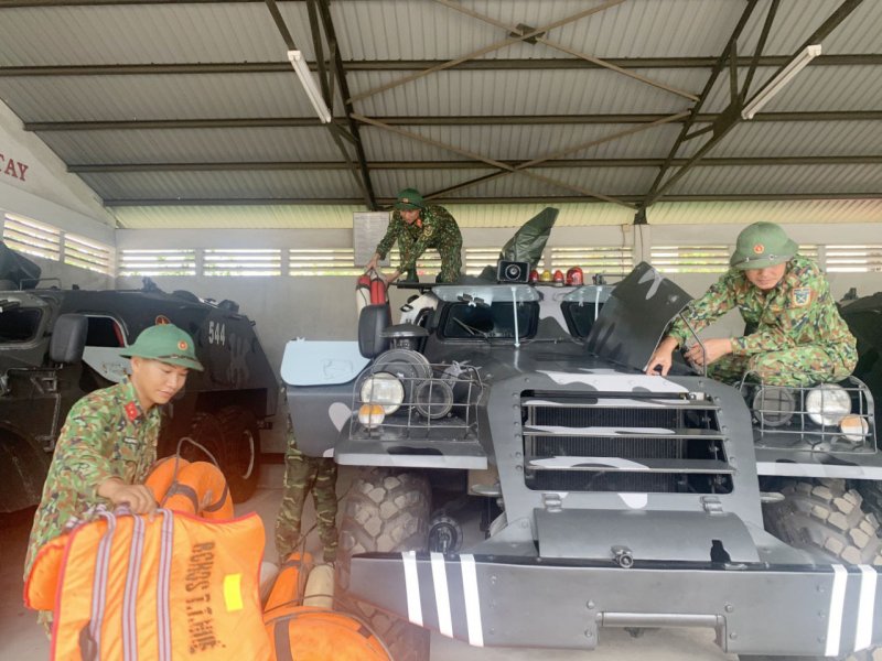 Kiểm tra lực lượng, phương tiện Đại đội Thiết giáp 3, Tiểu đoàn Tăng Thiết giáp 3.