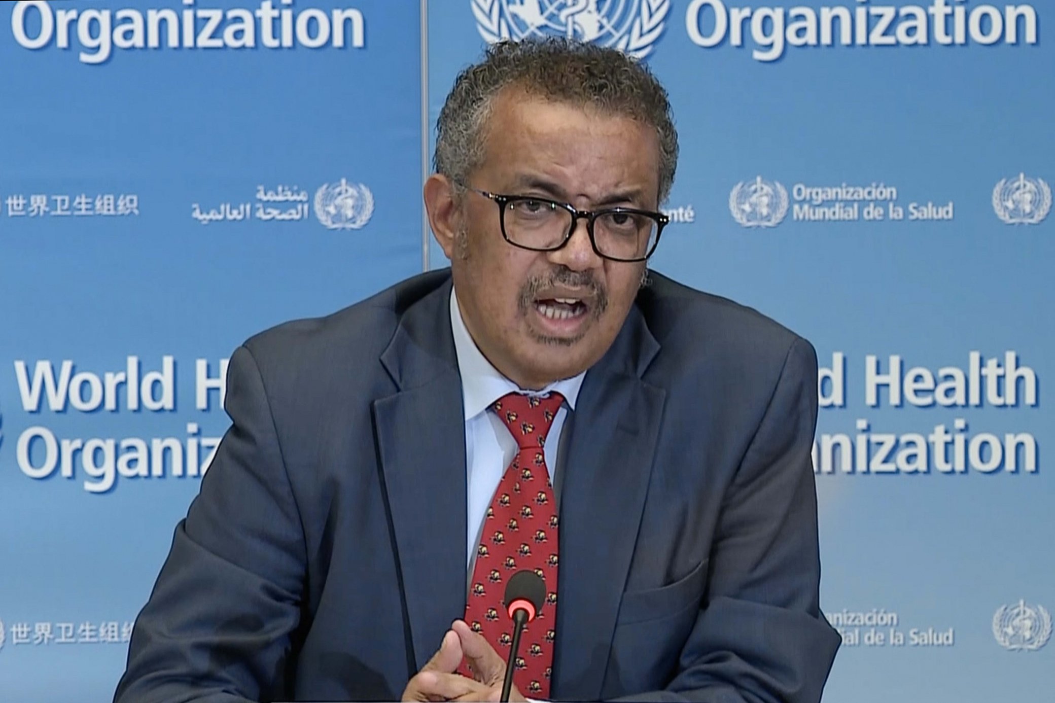 Tổng Giám đốc Tổ chức Y tế Thế giới (WHO) Tedros Adhanom Ghebreyesus.