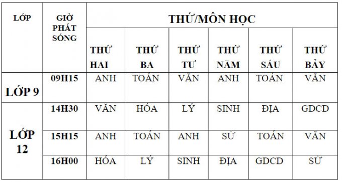 lich-hoc