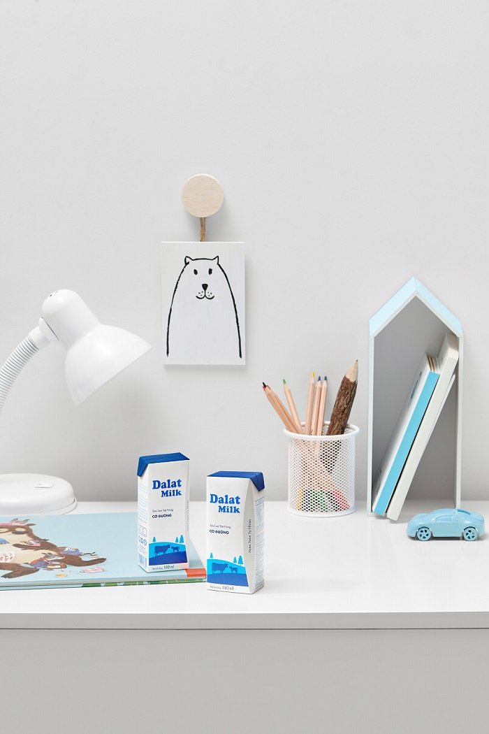 Sữa tươi tiệt trùng Dalatmilk hộp giấy 180ml ra mắt thị trường Nam Bộ và Nam Trung Bộ từ hôm nay, 22/4.