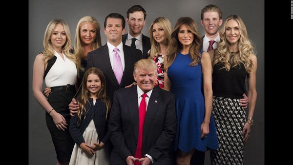  Gia đình Tổng thống Donald Trump.