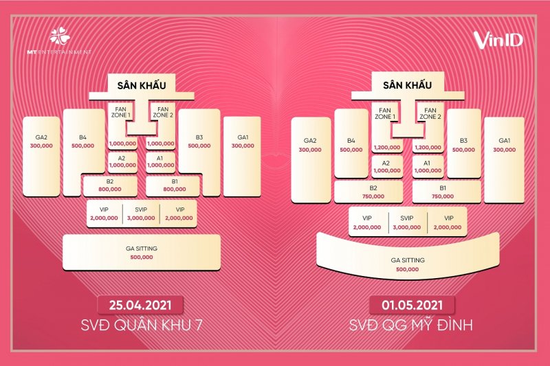 Vé xem liveshow Mỹ Tâm được bán độc quyền qua ứng dụng VinID.