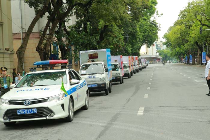  Các lực lượng Công an thành phố Hà Nội ra quân hưởng ứng Tháng hành động phòng, chống ma túy năm 2022