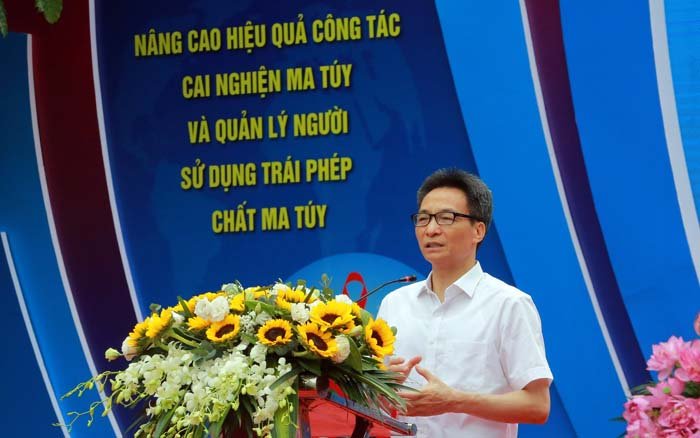  Phó Thủ tướng Chính phủ Vũ Đức Đam phát biểu tại Lễ Mít tinh