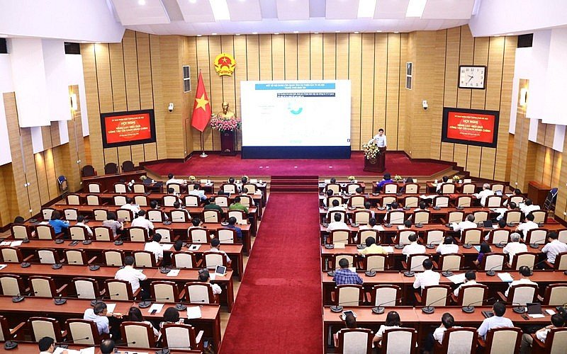  Quang cảnh hội nghị nâng cao hiệu quả công tác Cải cách hành chính