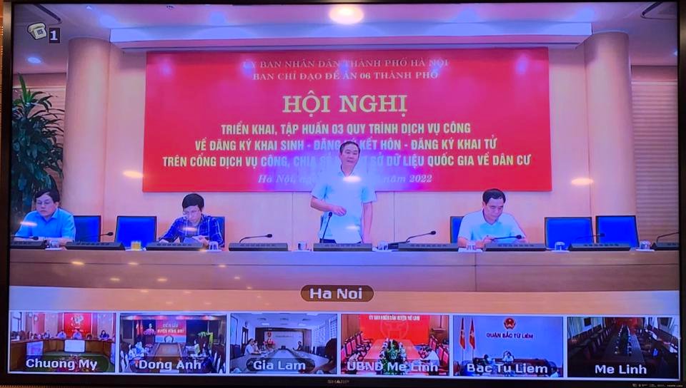  Hội nghị được tổ chức theo hình thức trực tiếp và trực tuyến tới khoảng 600 điểm cầu UBND các quận, huyện, thị xã; UBND xã, phường, thị trấn