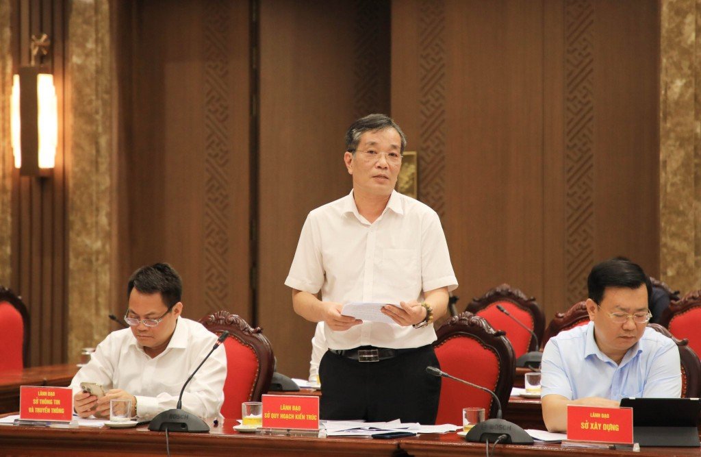  Đại diện Sở, ngành phát biểu tại Hội nghị