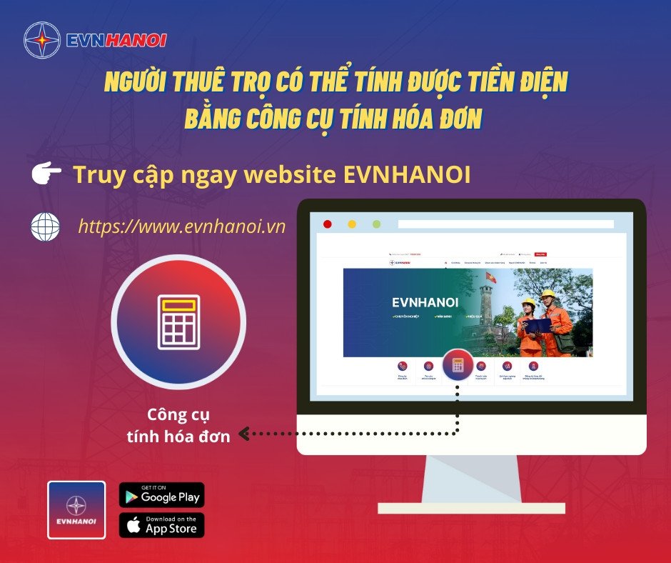  Người thuê trọ có thể tính được tiền điện bằng công cụ tính hóa đơn