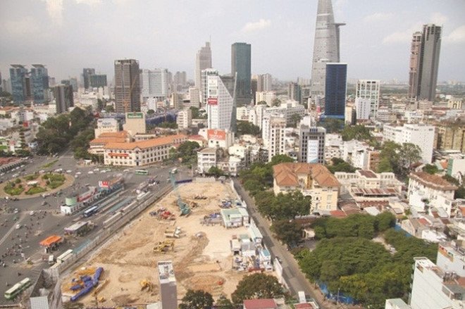 Hình ảnh thực tế tại dự án của Bitexco.