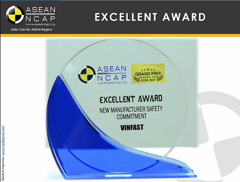 VinFast award trophy