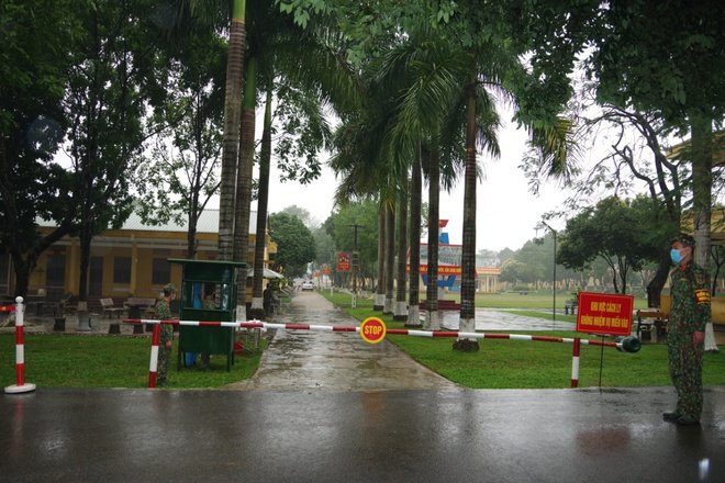 Khu vực cách ly quân đội.