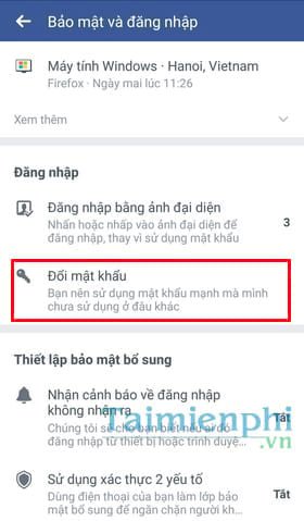 Cách đổi mật khẩu facebook. Đổi mật khẩu facebook trên điện thoại iPhone, SamSung, OPPO, Android.