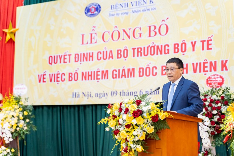 PGS.TS Lê Văn Quảng được bổ nhiệm làm Giám đốc Bệnh viện K.