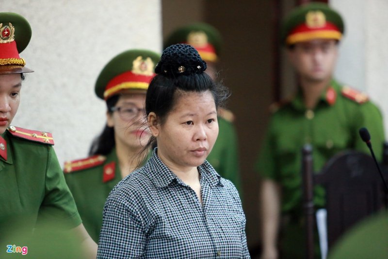 Bị cáo Vì Thị Thu. Ảnh Zing.