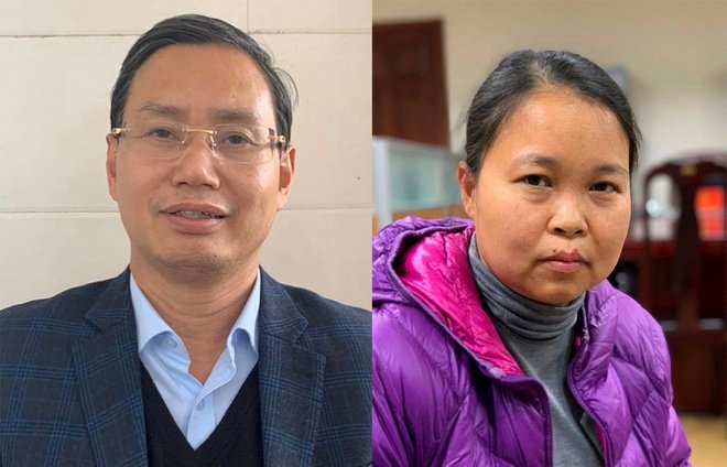 Ông Nguyễn Văn Tứ và bà Phạm Thị Thu Hường. Ảnh: Bộ Công an.