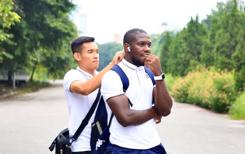 Cuối giờ chiều nay, đội bóng đã lên đường di chuyển vào Tam Kỳ.